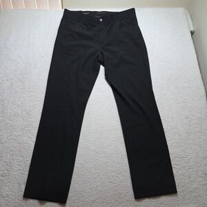 Alberto Ceramica Pants Mens 38x34 Black Modern Fit Straight Stone